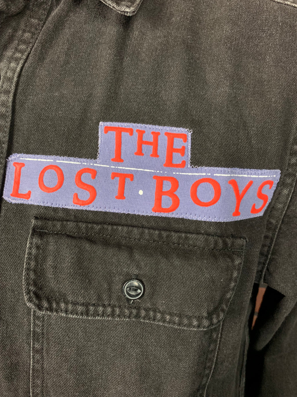 The Lost Boys Denim Shirt Custom Rework Large