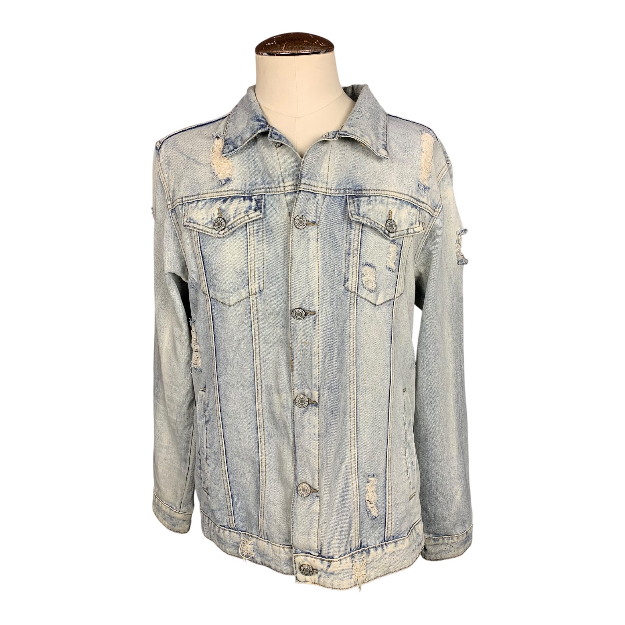 Blink 182 Jean Jacket Custom Rework Large