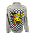 Blink 182 Jean Jacket Custom Rework Large
