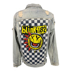 Blink 182 Jean Jacket Custom Rework Large