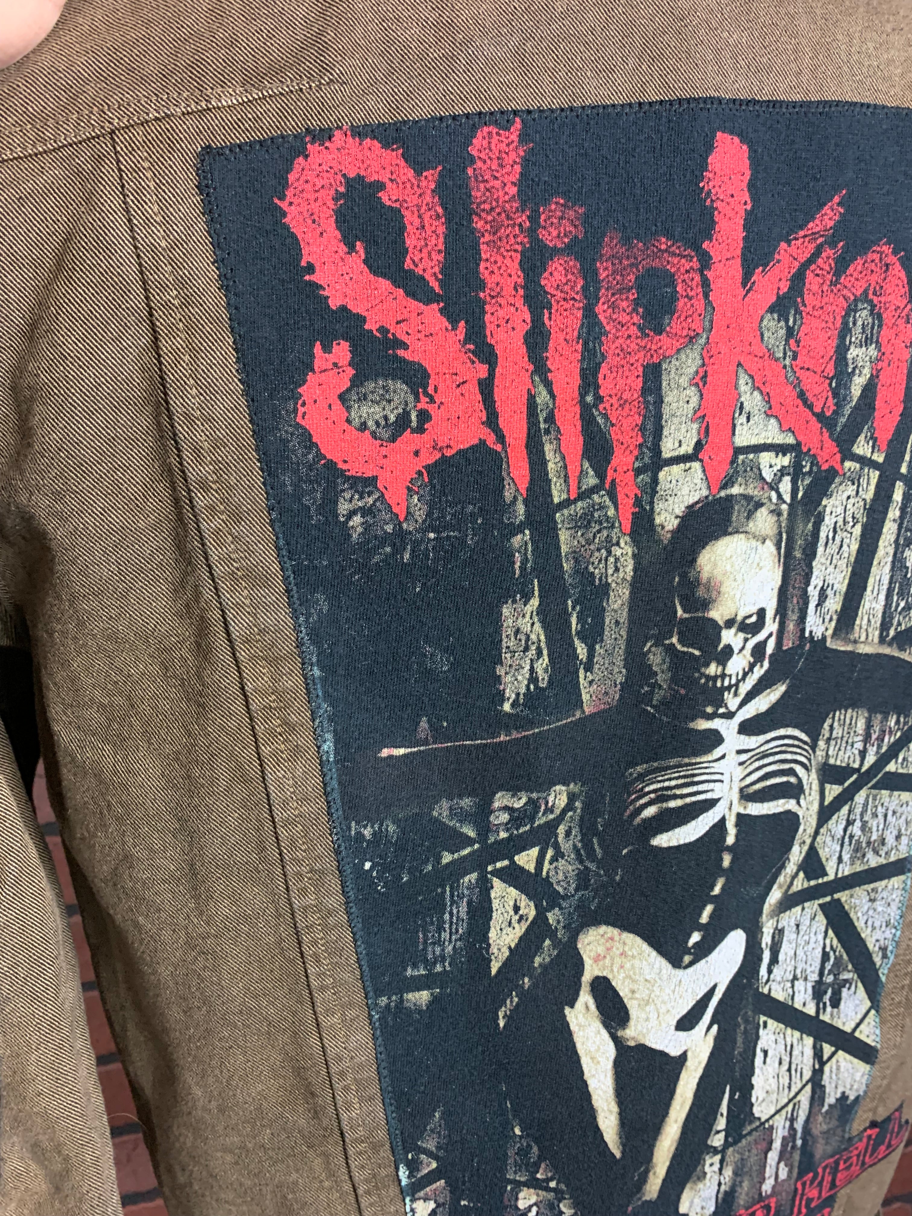 Slipknot Jean Jacket Custom Rework Size Medium
