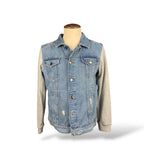 Steven Rhodes “Don’t Talk to Strangers” Denim Jacket — Medium