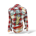 System of a Down Distressed x Bleached Flannel Shirt Custom Rework XL