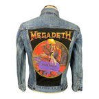 Megadeth Jean Jacket Custom Rework size Medium