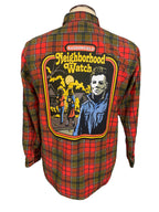 Michael Myers Neighborhood Watch Flannel Custom Rework S