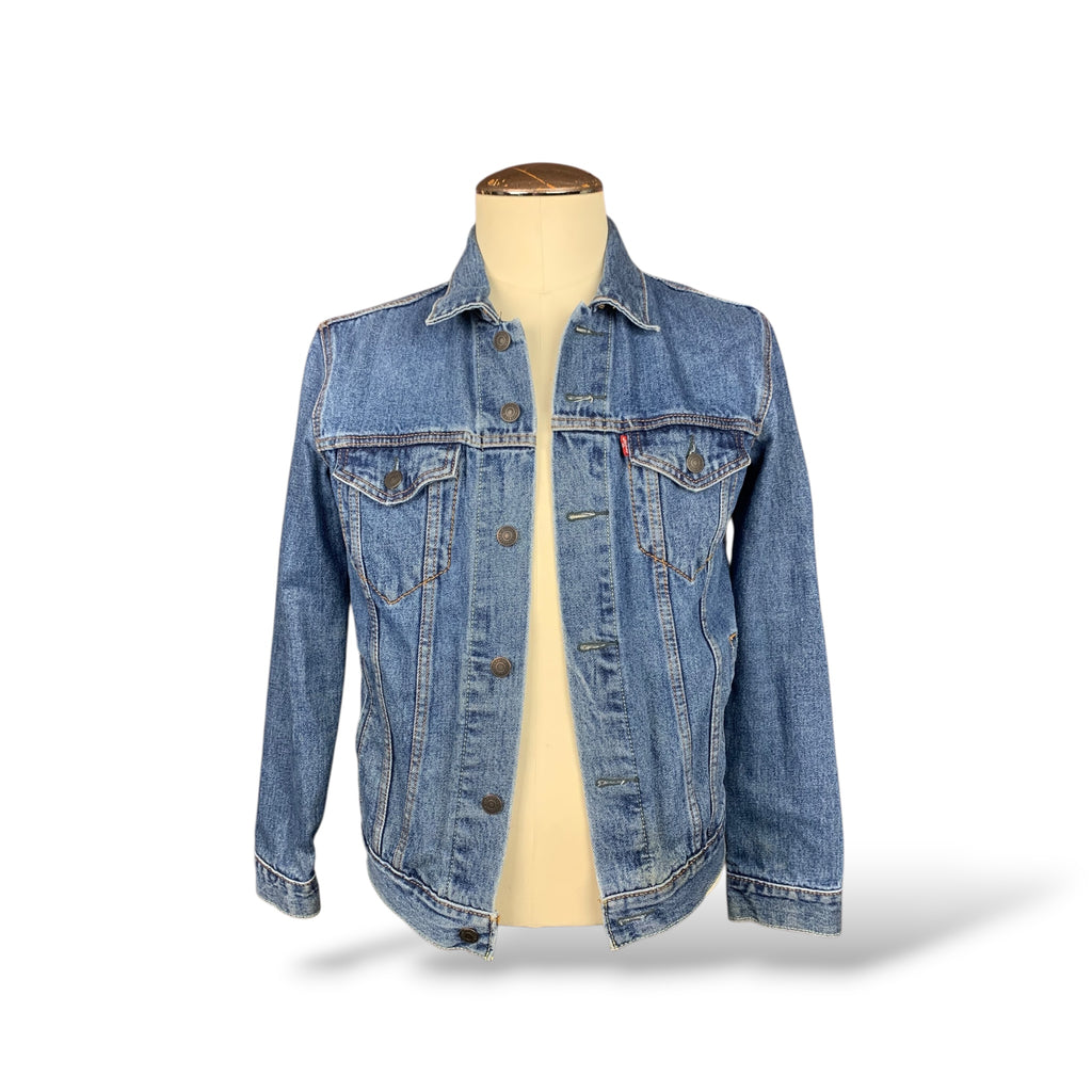 Bon Jovi Denim Jacket Custom Rework Size Small