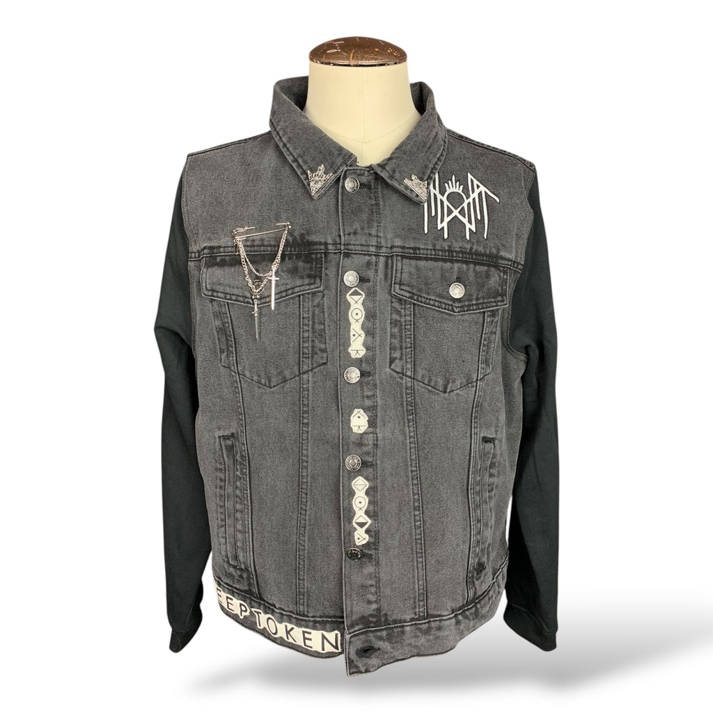 Sleep Token Jean Jacket Custom Rework XL II