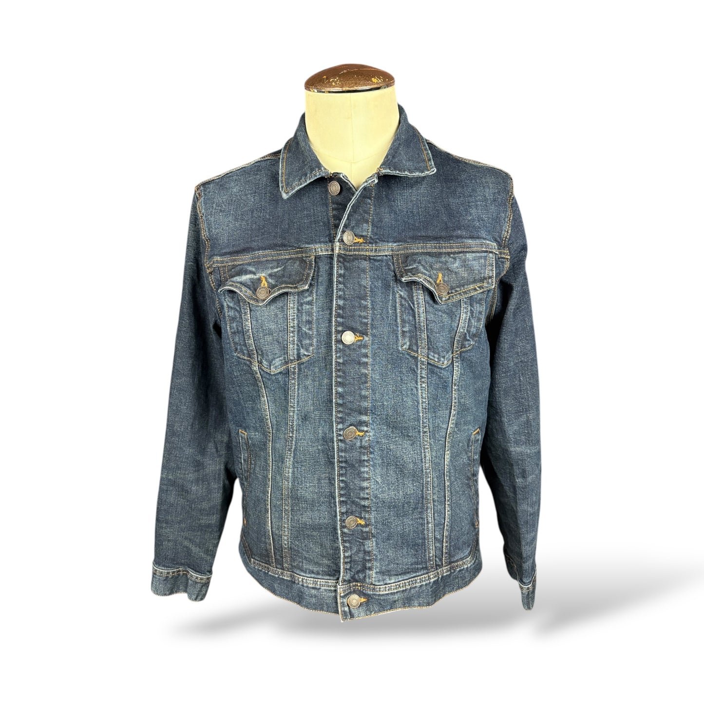 Slayer Denim Jean Jacket Custom Rework Large