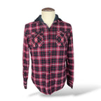 Goosebumps Hooded Flannel Shirt Custom Rework Size Medium