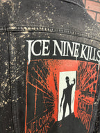 Ice Nine Kills Bleach-Splatter Denim Jacket — Large