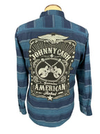 Johnny Cash Reworked Flannel — Large