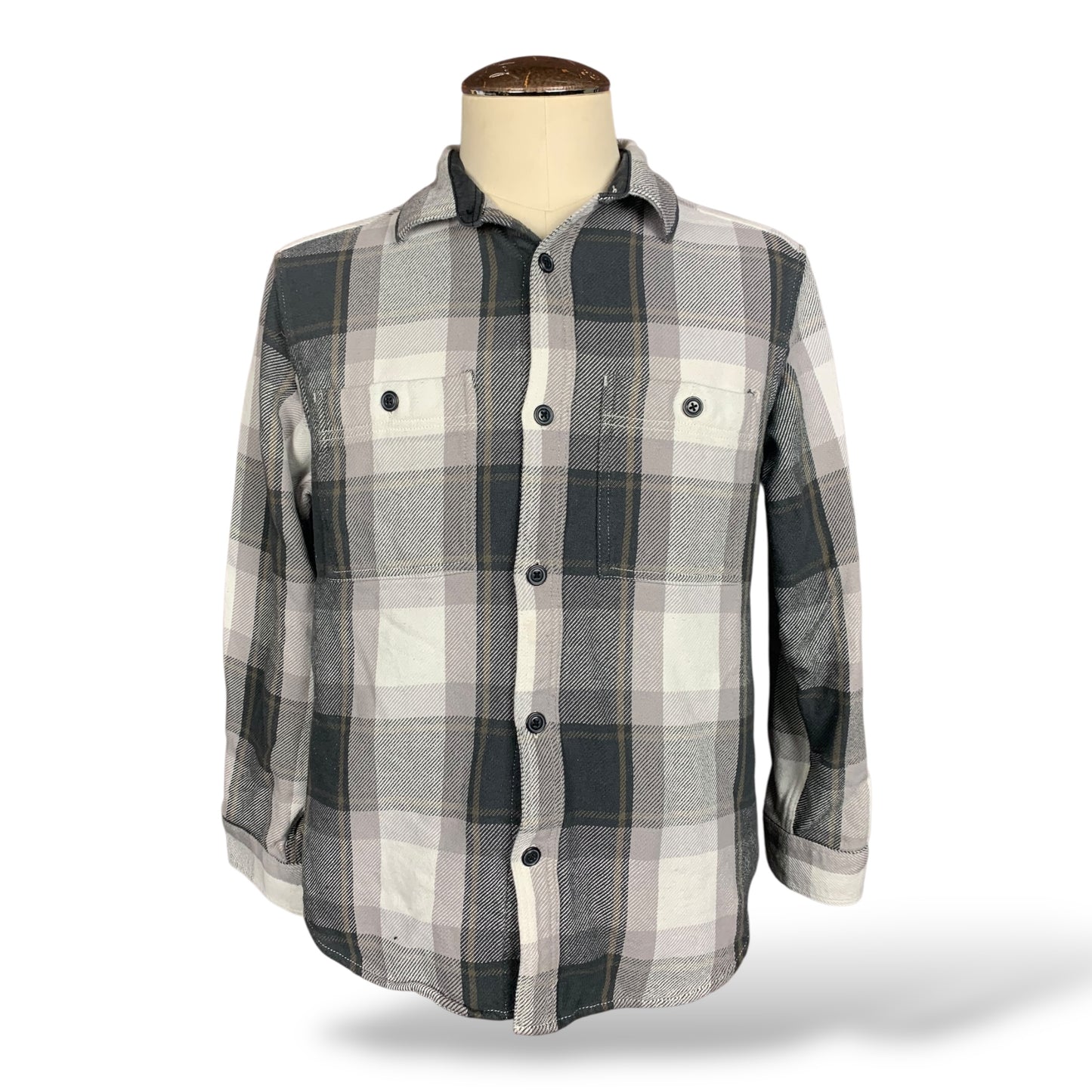 One Piece Flannel Shirt Custom Rework Medium