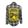 Black Sabbath Flannel Shirt Custom Rework size Medium