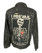 I Prevail Denim Jean Jacket Custom Rework Size Large