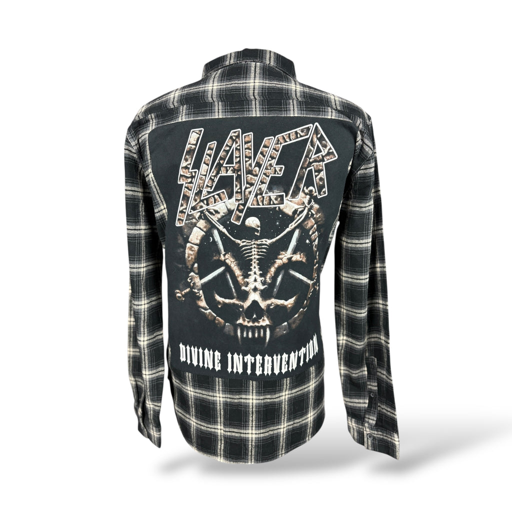 Slayer Flannel Shirt Custom Rework XL