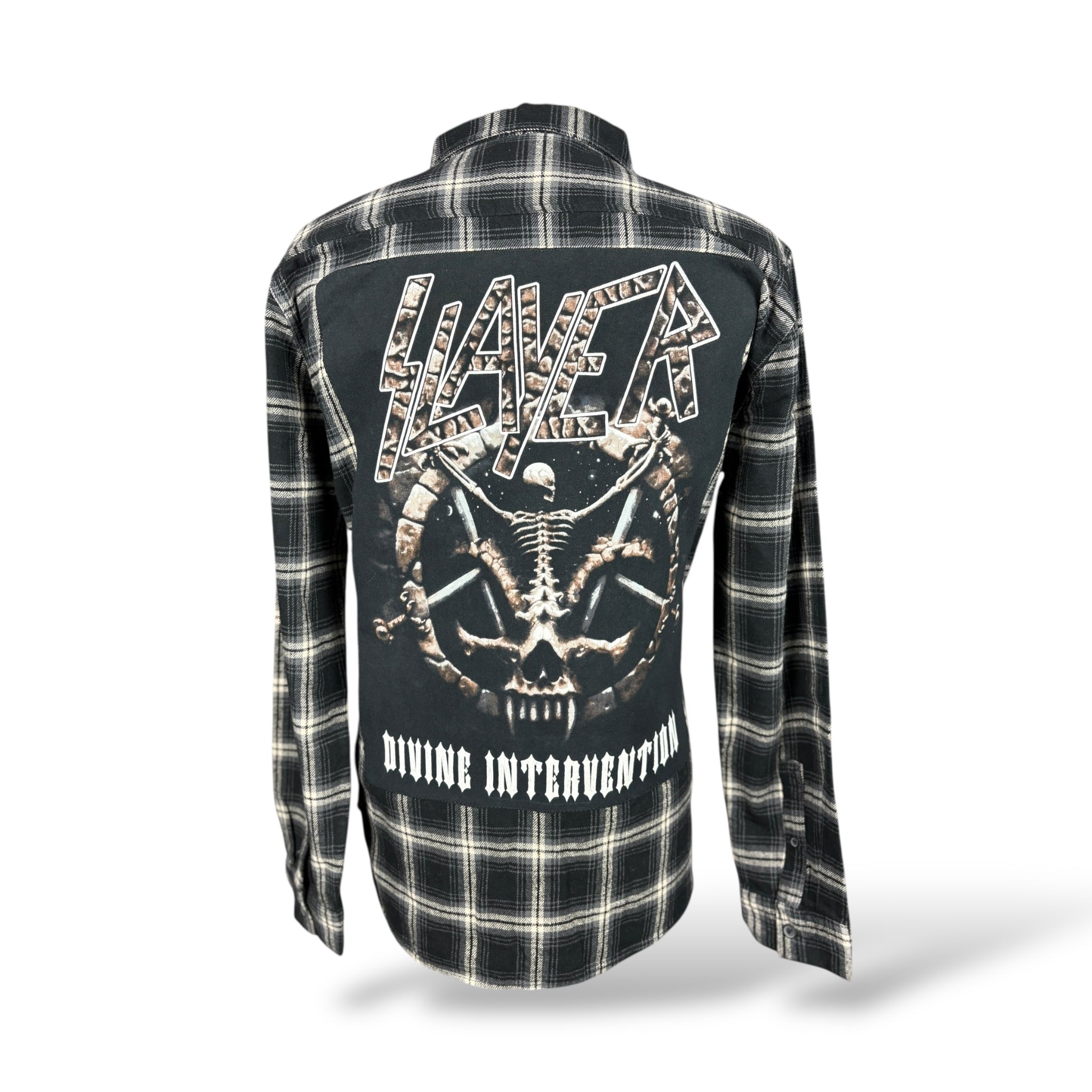 Slayer Flannel Shirt Custom Rework XL