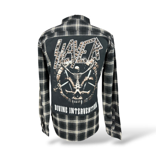 Slayer Flannel Shirt Custom Rework XL