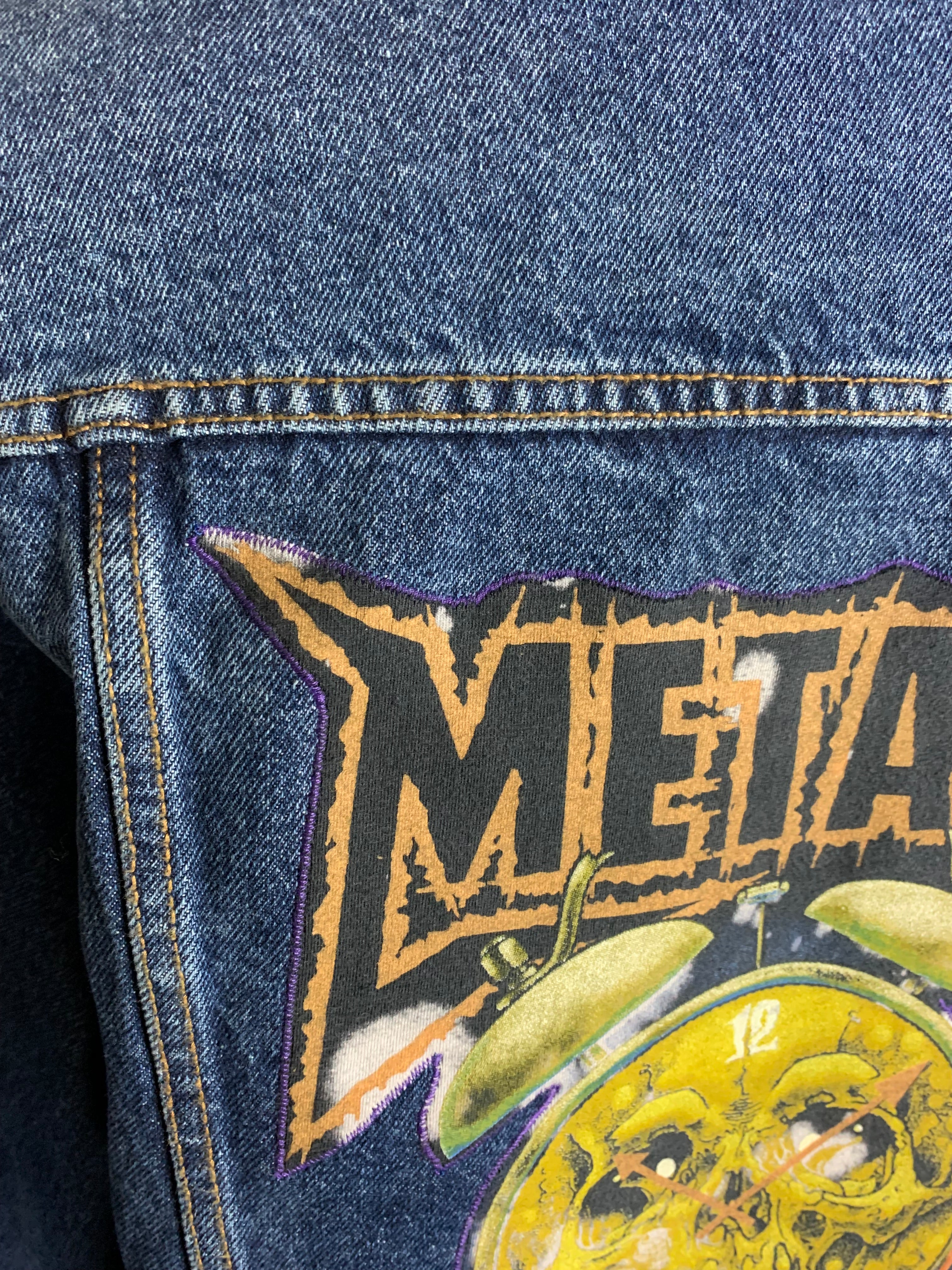 Metallica Jean Jacket Custom Rework XXL
