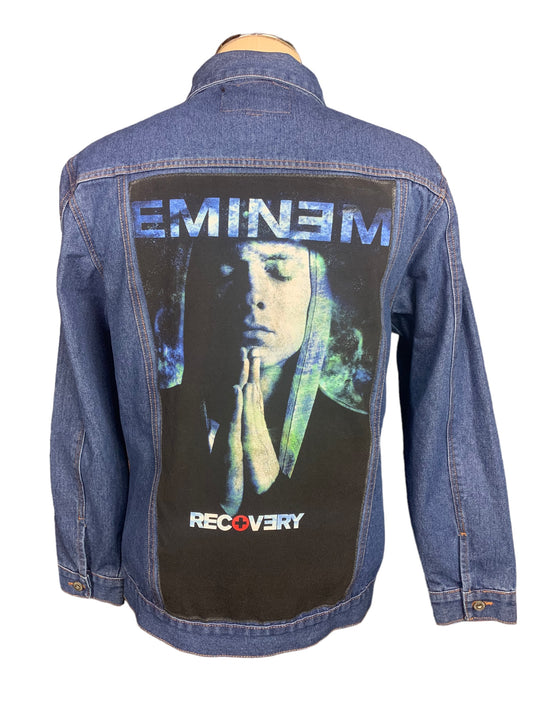 Eminem Jean Jacket Custom Rework L