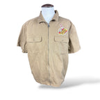Sad Frog Country Reworked Zip-Up Shirt — XL
