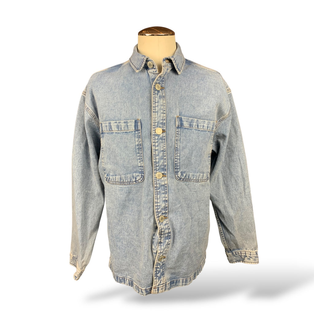 Kiss Denim Shacket Custom Rework XL