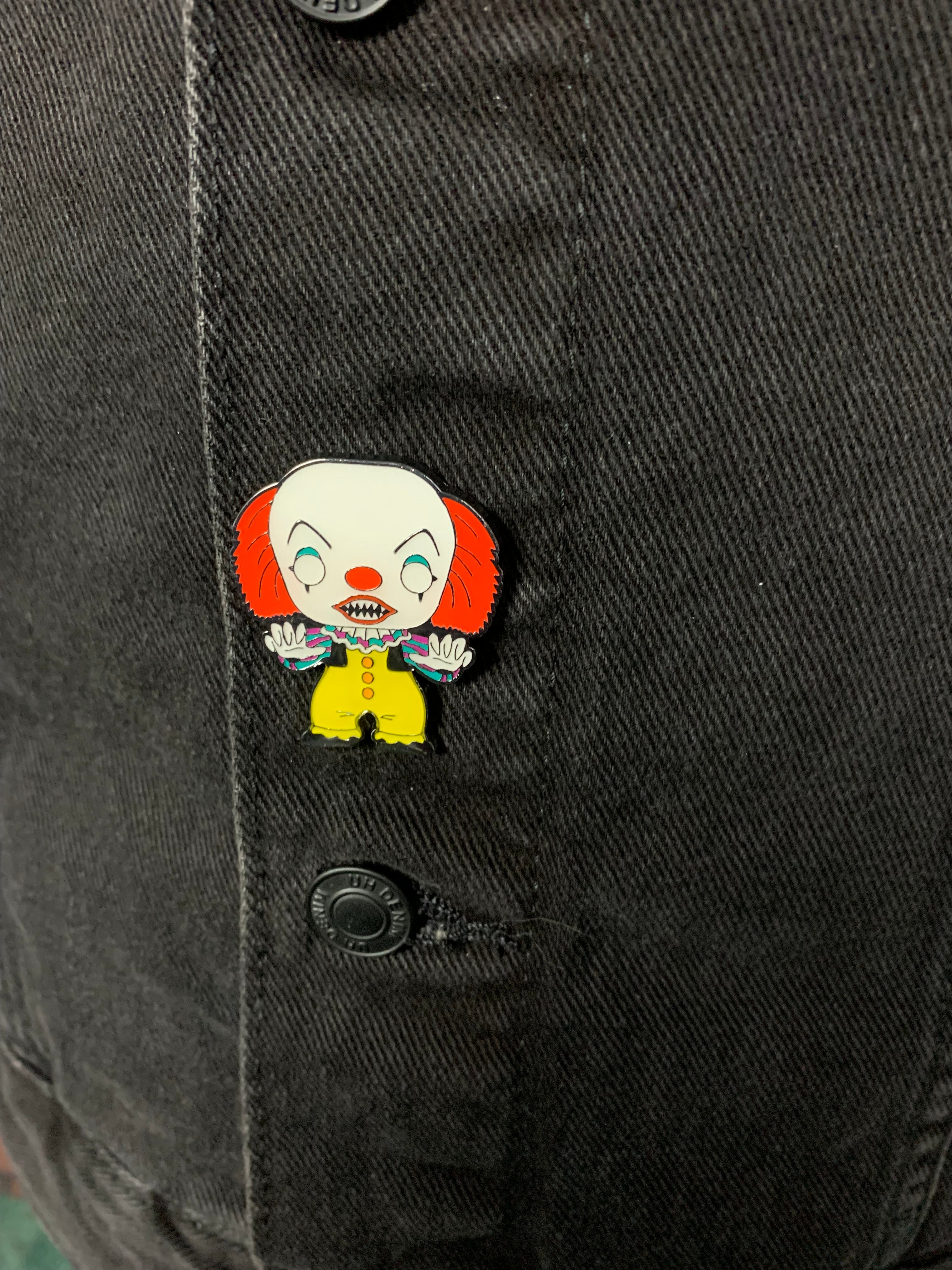 Pennywise the Clown “IT” Denim Vest Custom Rework L