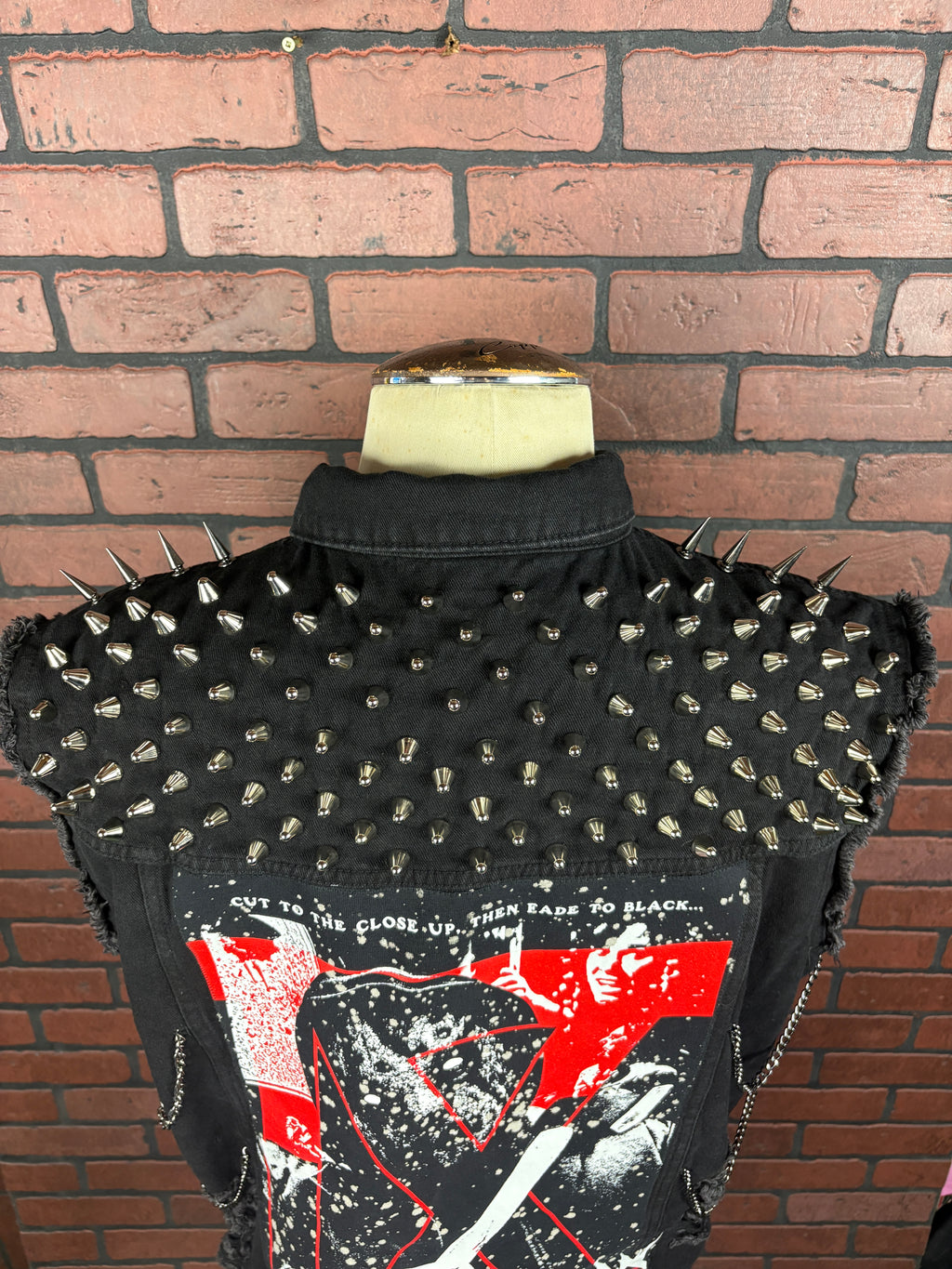 Ice Nine Kills Spike & Stud Battle Vest Size XL