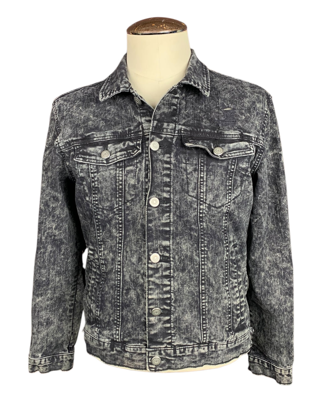 Pierce the Veil Denim Jean Jacket Custom Rework Size Small