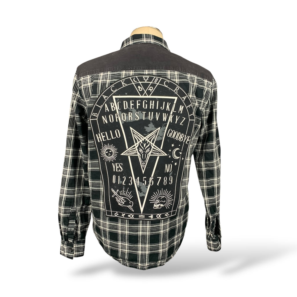 Blackcraft Cult Plaid Button Down Shirt Custom Rework Large