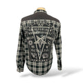 Blackcraft Cult Plaid Button Down Shirt Custom Rework Large