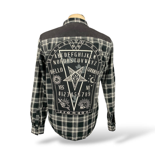 Blackcraft Cult Plaid Button Down Shirt Custom Rework Large