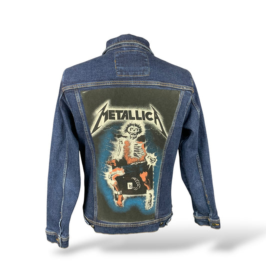 Metallica Jean Jacket Custom Rework Medium