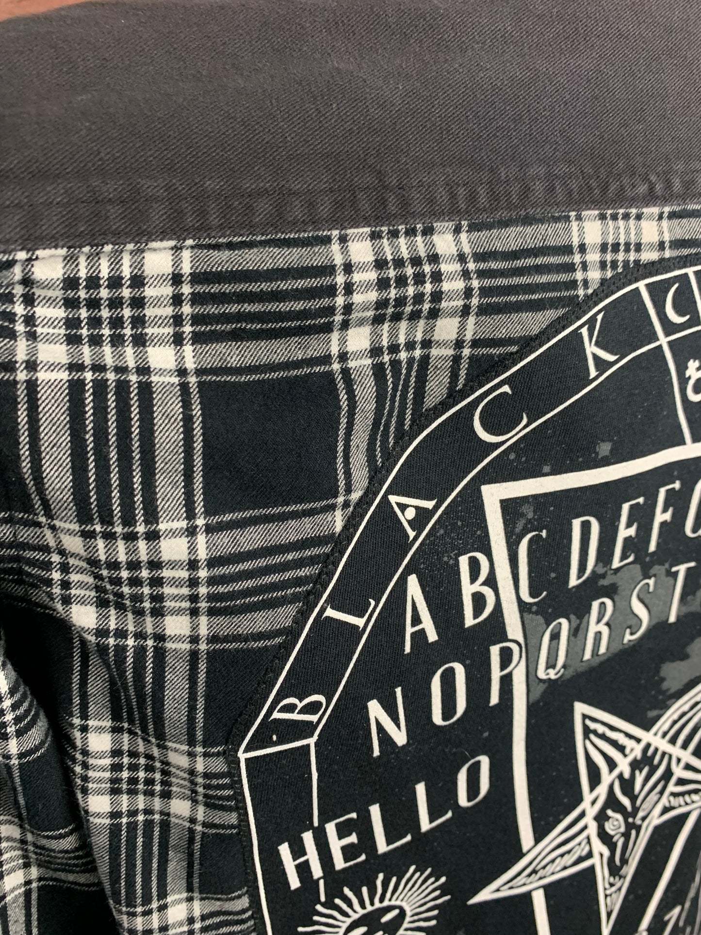 Blackcraft Cult Plaid Button Down Shirt Custom Rework Large