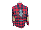 The Tragically Hip Flannel Shirt Custom Rework Large