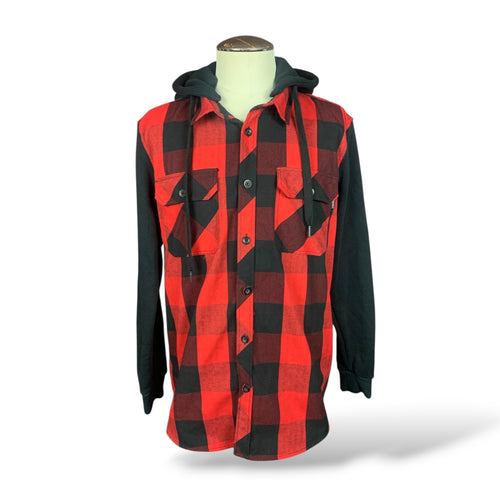 A Nightmare on Elm Street Hooded Reworked Shirt — XL