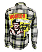 The Misfits Flannel Shirt Custom Rework XL
