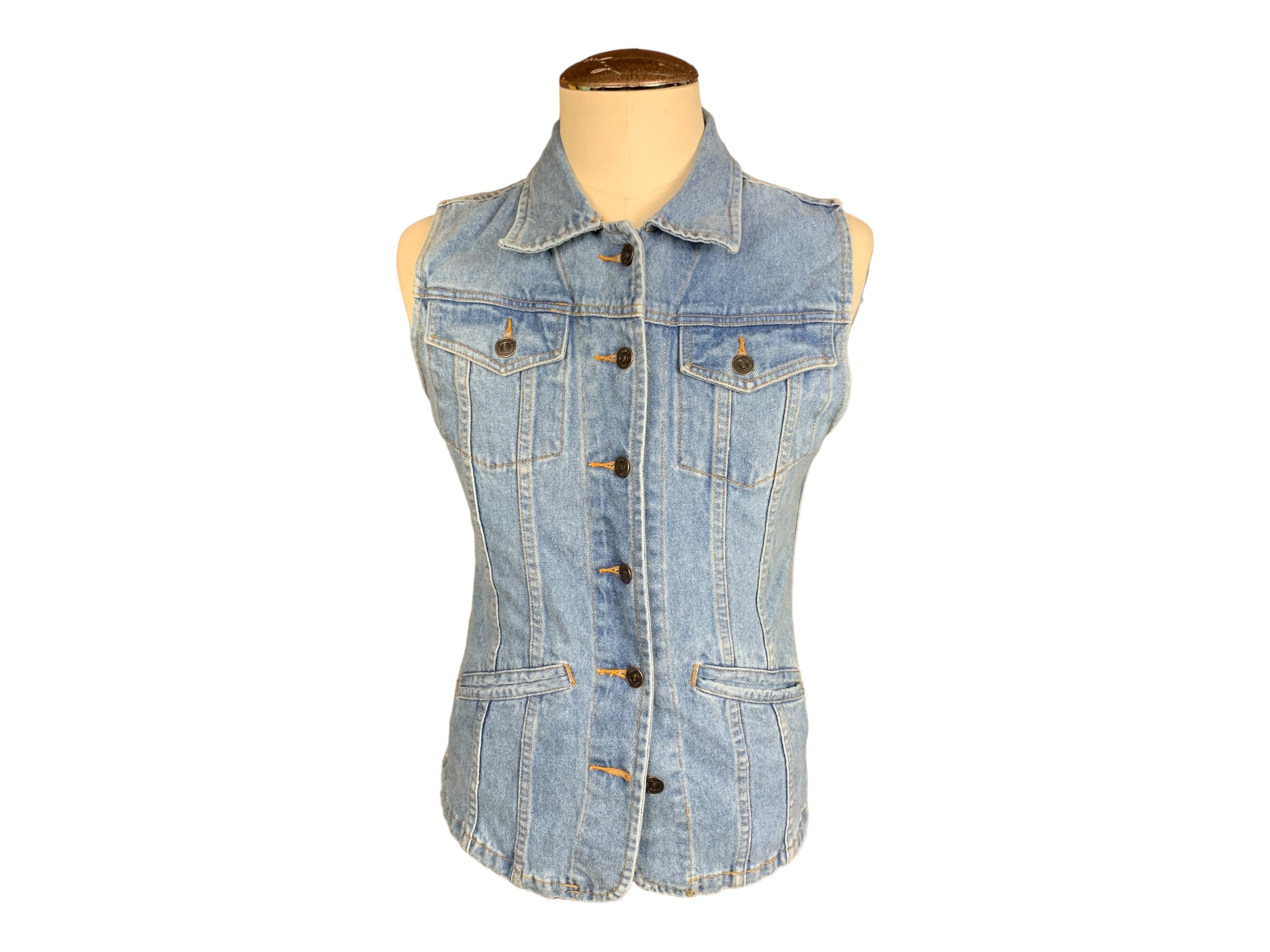 Michael Myers Halloween Denim Vest Ladies Medium