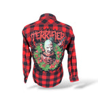 Terrifier Flannel Shirt Custom Rework Size Medium