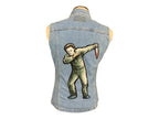 Michael Myers Halloween Denim Vest Ladies Medium