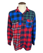 Stephen Kings IT flannel shirt custom rework XL