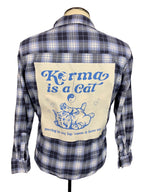 Taylor Swift “Karma Is a Cat” Reworked Flannel
