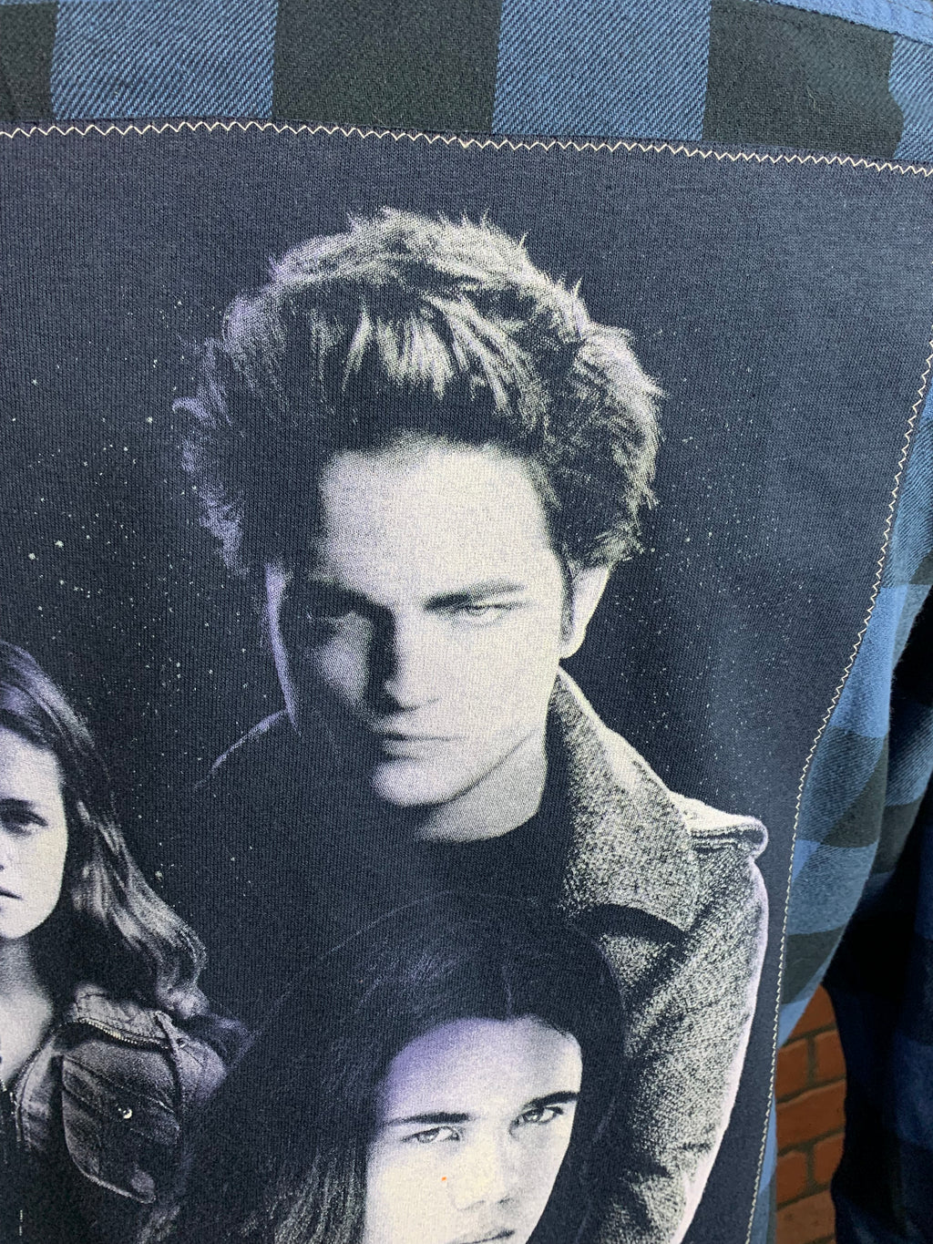 Twilight Flannel Shirt Custom Rework XL