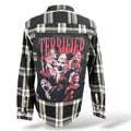 Terrifier Reworked Flannel Shirt size Large