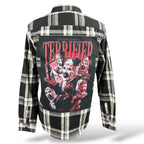 Terrifier Character Collage Reworked Flannel — Large