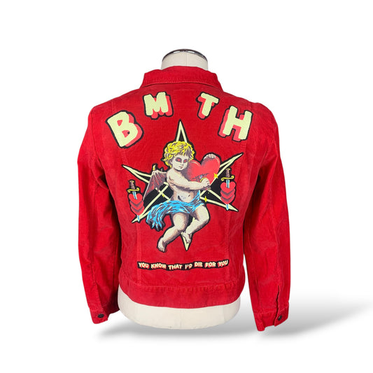 Bring Me The Horizon Ladies Jacket Custom Rework size Large