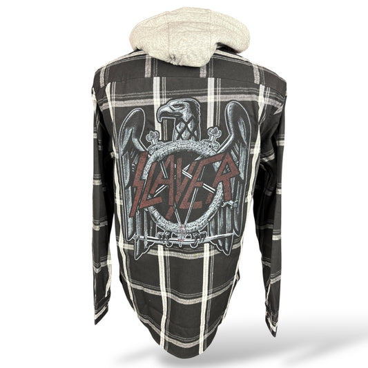 Slayer Hooded Flannel Custom Rework XL