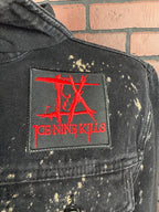 Ice Nine Kills Bleach-Splatter Denim Jacket — Large