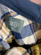 Ghosface Hooded Flannel Shirt Custom Rework M