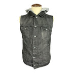 Sleeping with Sirens Denim Vest Custom Rework size Medium