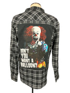 Pennywise Flannel Shirt Custom Rewok XL